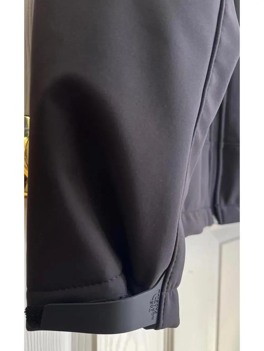 The North Face Men's Softshell Jacket - Black, Size Large